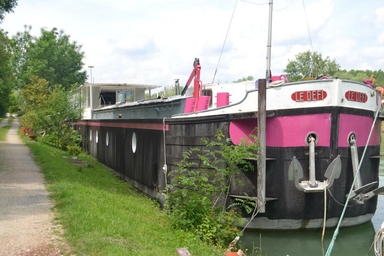 Peniche "Le Defi" Bed & Breakfast Marolles-sur-Seine ภายนอก รูปภาพ